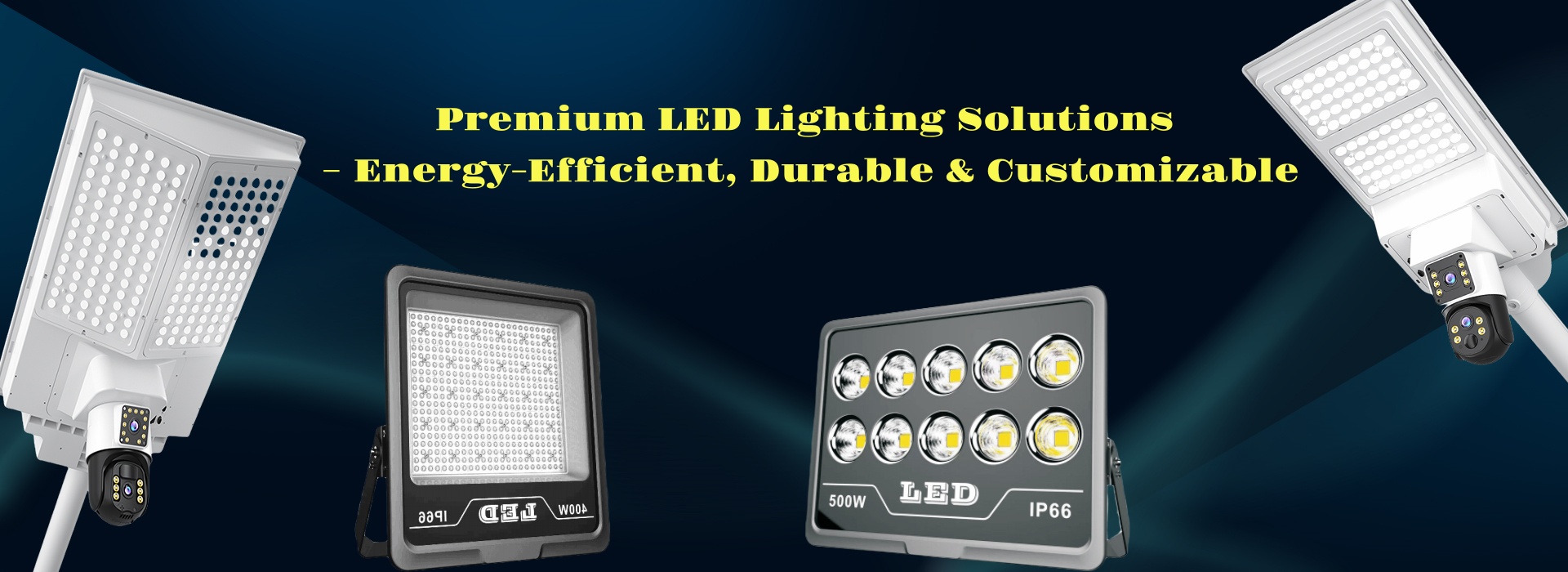 led floodlights banner